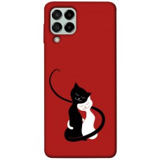 TPU чохол Demsky Влюбленные коты для Samsung Galaxy M53 5G