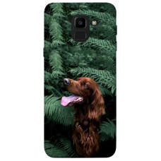 TPU чохол Demsky Собака в зелени для Samsung J600F Galaxy J6 (2018)