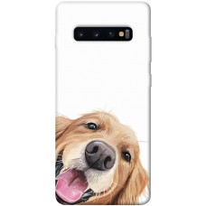 TPU чохол Demsky Funny dog для Samsung Galaxy S10+