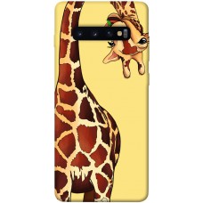TPU чохол Demsky Cool giraffe для Samsung Galaxy S10+