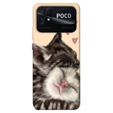 TPU чехол Demsky Cats love для Xiaomi Poco C40