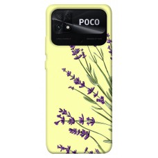 TPU чехол Demsky Lavender art для Xiaomi Poco C40