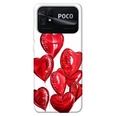 TPU чохол Demsky Heart balloons для Xiaomi Poco C40