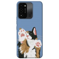 TPU чохол Demsky Funny cat для TECNO Spark 8C