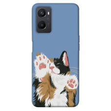 TPU чехол Demsky Funny cat для Oppo A96