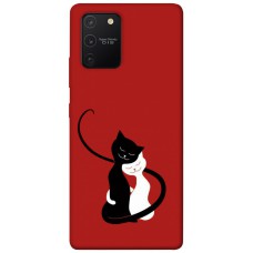 TPU чохол Demsky Влюбленные коты для Samsung Galaxy S10 Lite