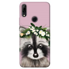 TPU чохол Demsky Raccoon in flowers для Huawei P Smart Z