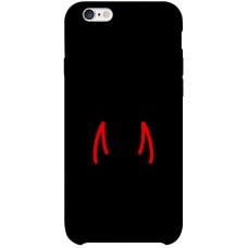 TPU чохол Demsky Red horns для Apple iPhone 6/6s plus (5.5")