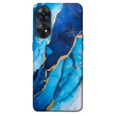 TPU чохол Demsky Blue marble для Oppo Reno 8 T 4G