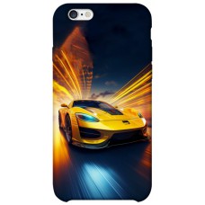 TPU чохол Demsky Yellow Porsche для Apple iPhone 6/6s (4.7")