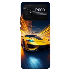 TPU чохол Demsky Yellow Porsche для Xiaomi Poco C40