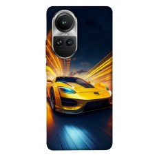 TPU чохол Demsky Yellow Porsche для Oppo Reno 10