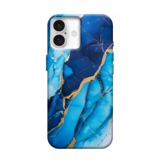 TPU чохол Demsky Blue marble для Apple iPhone 16 (6.1")