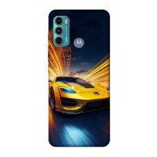 TPU чохол Demsky Yellow Porsche для Motorola Moto G60