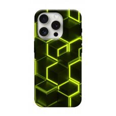 TPU чохол Demsky Neon hexagon для Apple iPhone 16 Pro (6.3")