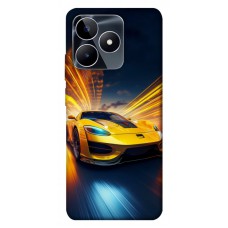 TPU чохол Demsky Yellow Porsche для Realme C53