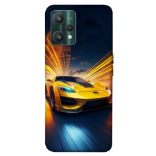 TPU чохол Demsky Yellow Porsche для Realme 9 Pro