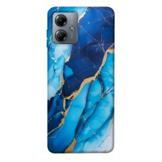 TPU чохол Demsky Blue marble для Motorola Moto G14