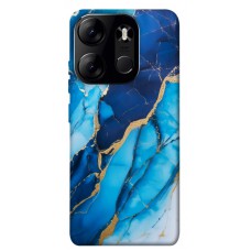 TPU чохол Demsky Blue marble для Tecno Spark Go 2023