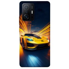 TPU чохол Demsky Yellow Porsche для Xiaomi 11T / 11T Pro