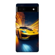 TPU чохол Demsky Yellow Porsche для Google Pixel 6a