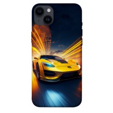 TPU чохол Demsky Yellow Porsche для Apple iPhone 14 Plus (6.7")