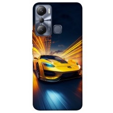 TPU чохол Demsky Yellow Porsche для Infinix Hot 20i