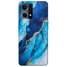 TPU чохол Demsky Blue marble для Oppo Reno 7 4G