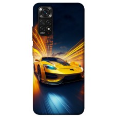 TPU чохол Demsky Yellow Porsche для Xiaomi Redmi Note 11 (Global) / Note 11S