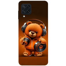 TPU чохол Demsky ведмежа меломан 2 (bear listening music) для Samsung Galaxy M22