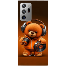 TPU чохол Demsky ведмежа меломан 2 (bear listening music) для Samsung Galaxy Note 20 Ultra