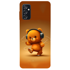 TPU чехол Demsky ведмежа меломан 3 (bear listening music) для Samsung Galaxy M52