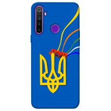 TPU чохол Demsky Квітучий герб для Realme 5