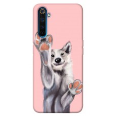 TPU чехол Demsky Cute dog для Realme 6 Pro