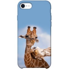 TPU чохол Demsky Милые жирафы для Apple iPhone SE (2020)