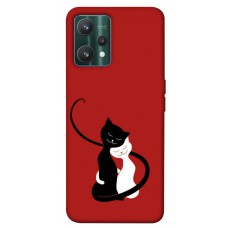 TPU чохол Demsky Влюбленные коты для Realme 9 Pro