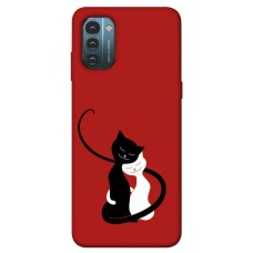TPU чохол Demsky Влюбленные коты для Nokia G21
