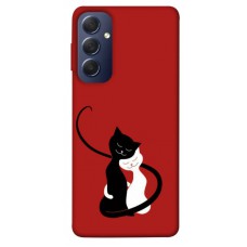 TPU чохол Demsky Влюбленные коты для Samsung Galaxy M54 5G
