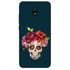 TPU чехол Demsky Flower skull для Xiaomi Redmi 8a