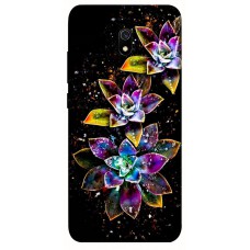 TPU чохол Demsky Flowers on black для Xiaomi Redmi 8a