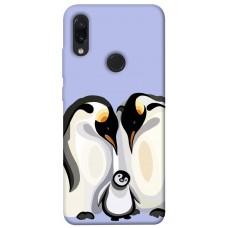 TPU чехол Demsky Penguin family для Xiaomi Redmi Note 7 / Note 7 Pro / Note 7s