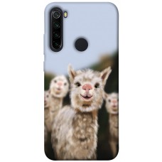 TPU чохол Demsky Funny llamas для Xiaomi Redmi Note 8
