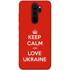 TPU чохол Demsky Keep calm and love Ukraine для Xiaomi Redmi Note 8 Pro