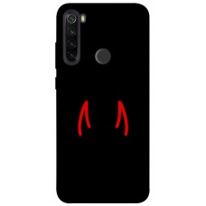 TPU чохол Demsky Red horns для Xiaomi Redmi Note 8T