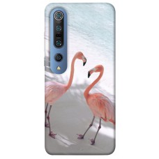 TPU чехол Demsky Flamingos для Xiaomi Mi 10 / Mi 10 Pro