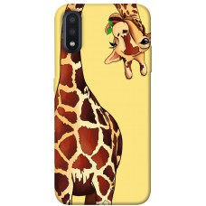 TPU чохол Demsky Cool giraffe для Samsung Galaxy A01