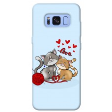 TPU чохол Demsky Два кота Love для Samsung G950 Galaxy S8