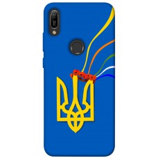 TPU чохол Demsky Квітучий герб для Huawei Y6 (2019)