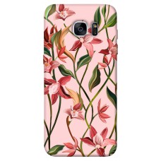 TPU чехол Demsky Floral motifs для Samsung G935F Galaxy S7 Edge