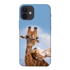 TPU чохол Demsky Милые жирафы для Apple iPhone 12 mini (5.4")